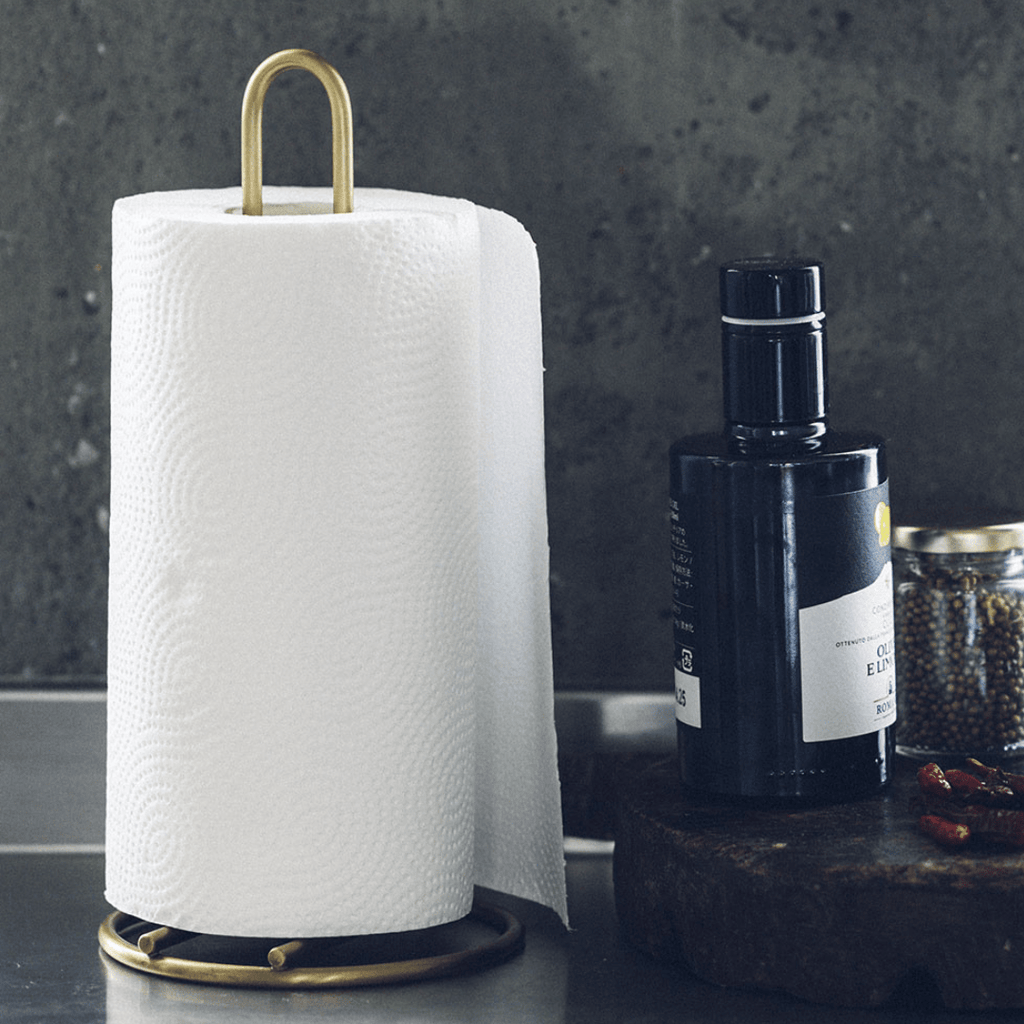 Brass Paper Towel Holder - Paper Towel Holder - Hello Norden