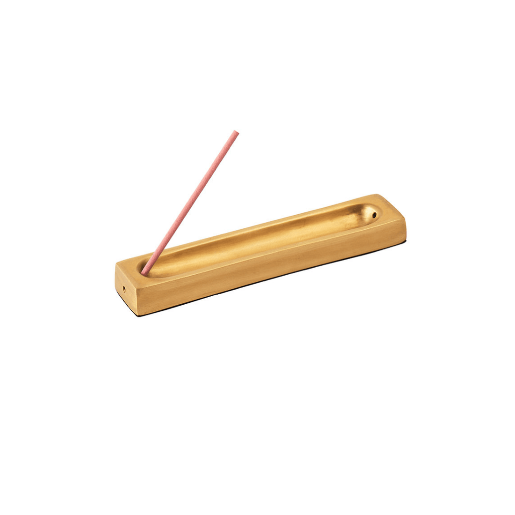 Brass Rectangular Incense Holder - Incense Holder - Hello Norden