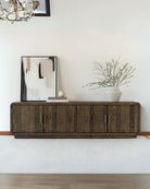 Broder Pine Wood Media Cabinet - Consoles - Hello Norden