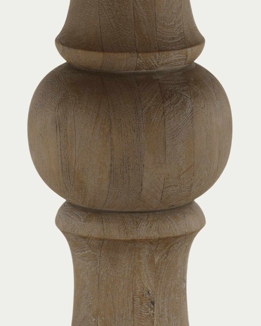 dining room furniture modern mountain mango wood dining table Hello Norden - Ingmar Round Dining Table, detail view