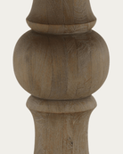 dining room furniture modern mountain mango wood dining table Hello Norden - Ingmar Round Dining Table, detail view