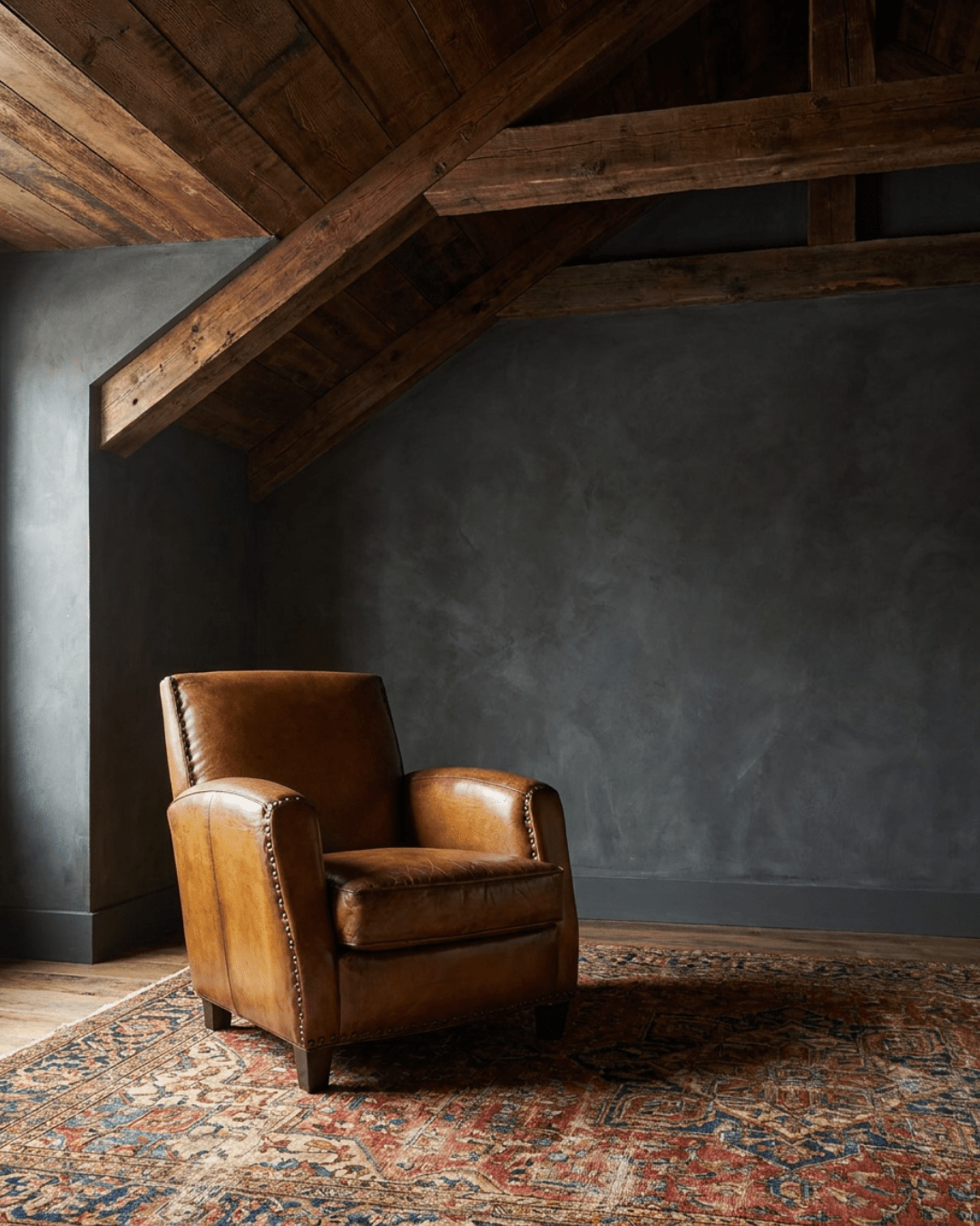 Igor Brown Leather Club Chair - Lounge Chairs - Hello Norden