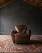 Oscar Leather Club Chair - Lounge Chairs - Hello Norden