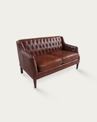 Alma Leather Chesterfield Loveseat - Sofas & Sectionals - Hello Norden