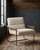 living room furniture modern mountain chair Hello Norden - Brynhidlr Chair, styled in a modern rustic room