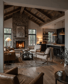 living room furniture modern mountain chair Hello Norden - Brynhidlr Chair, styled in a modern rustic room