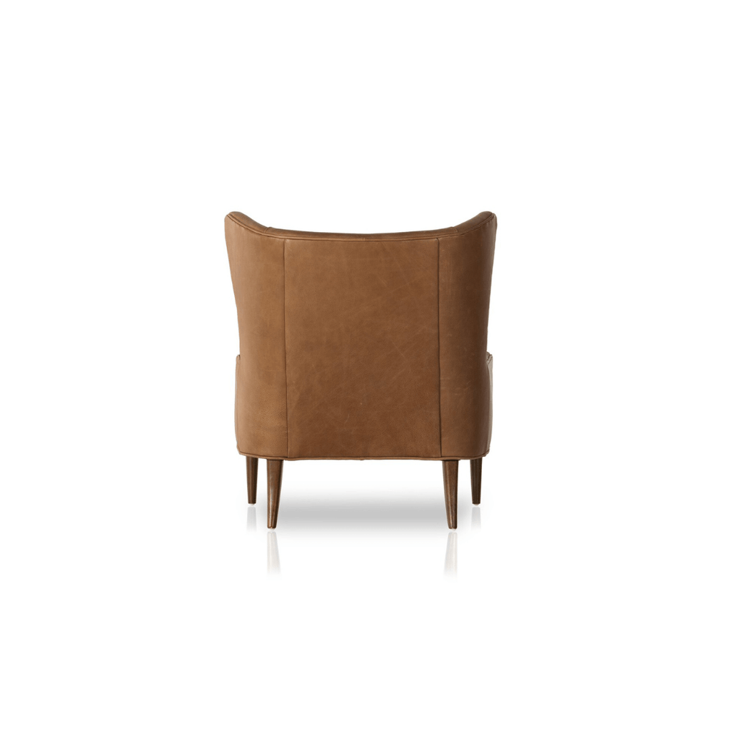 Brynhild Leather Wing Chair - Chairs - Hello Norden