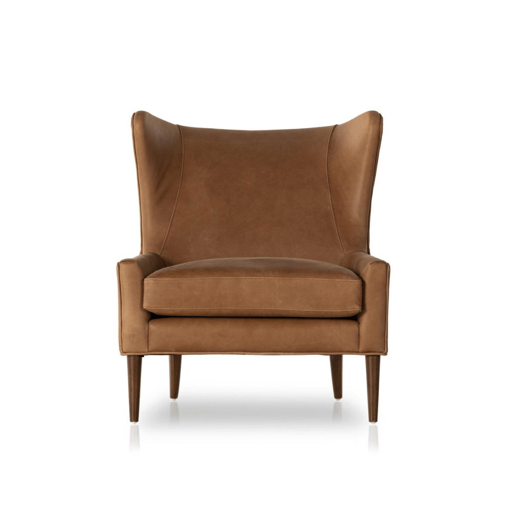 Brynhild Leather Wing Chair - Chairs - Hello Norden