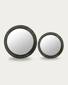 Brynja Vintage Iron Bowl Mirror - Mirrors - Hello Norden