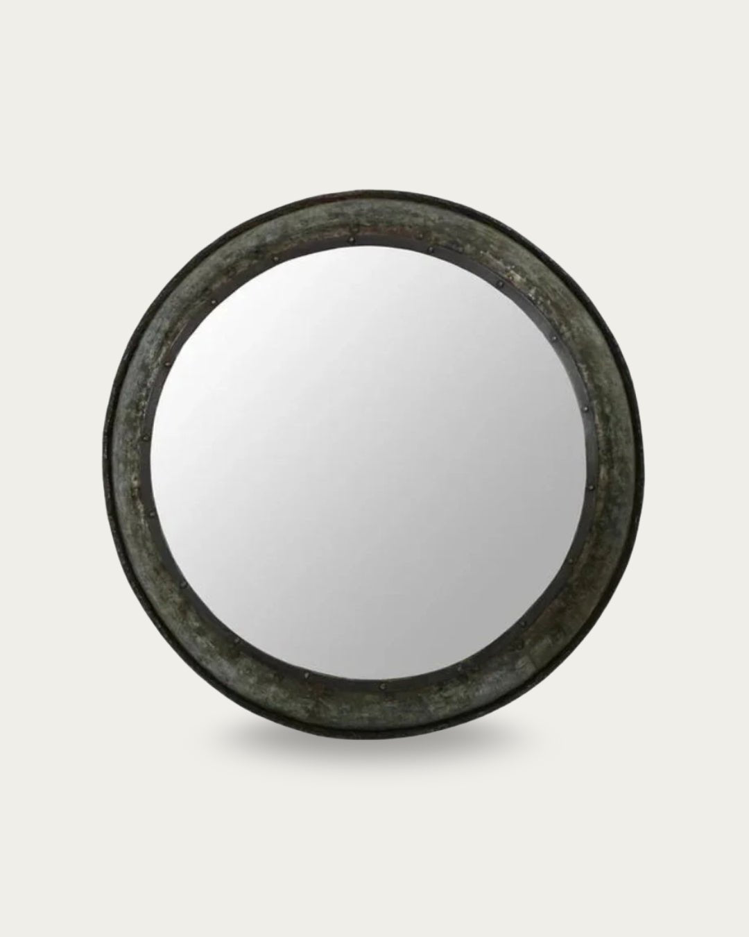 Brynja Vintage Iron Bowl Mirror - Mirrors - Hello Norden