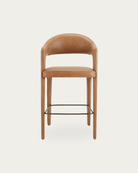 Casper Leather Bar Stool - Bar Stools - Hello Norden