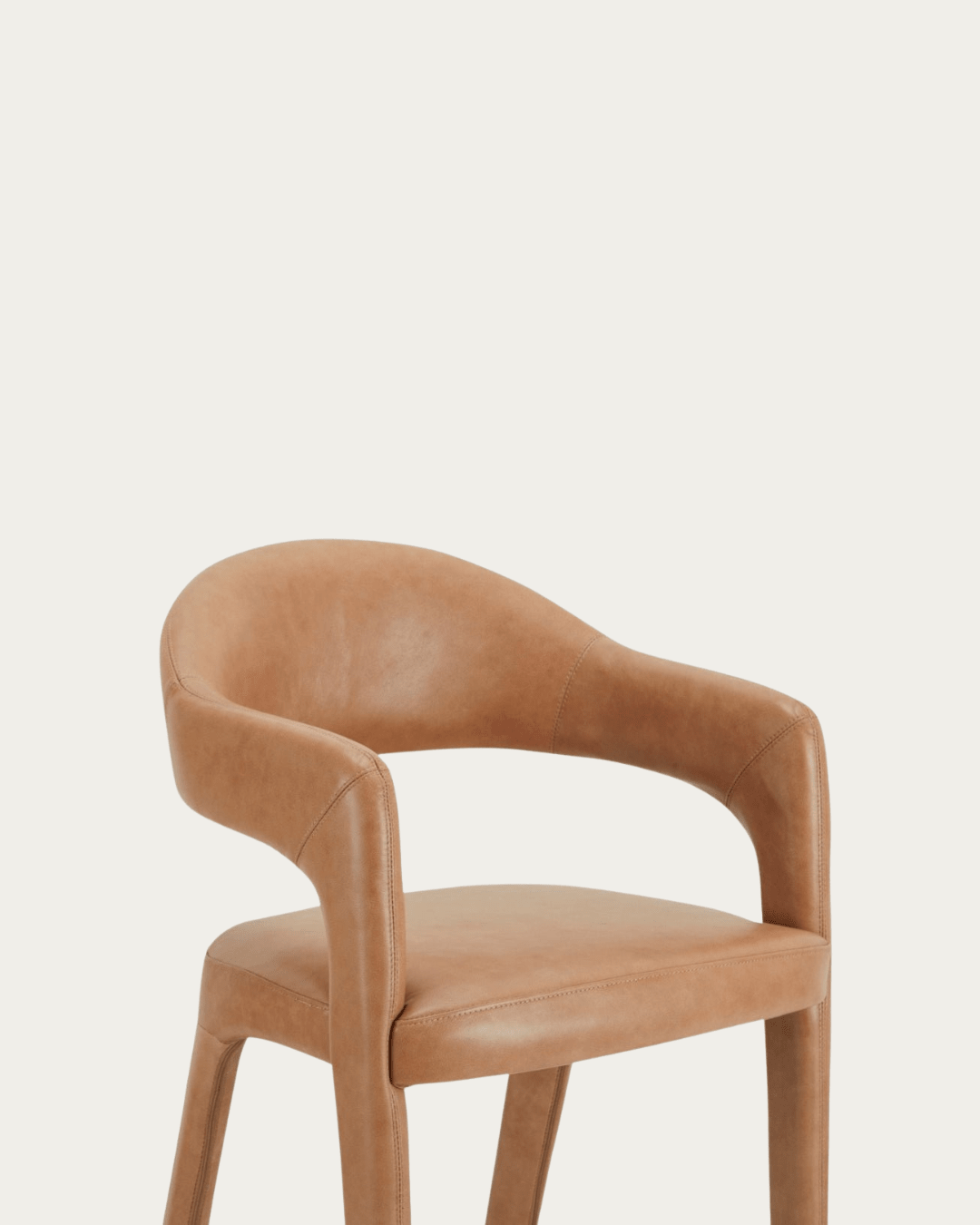 Casper Leather Bar Stool - Bar Stools - Hello Norden