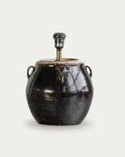 Lamont Glazed Pot Table Lamp - Table Lamps - Hello Norden