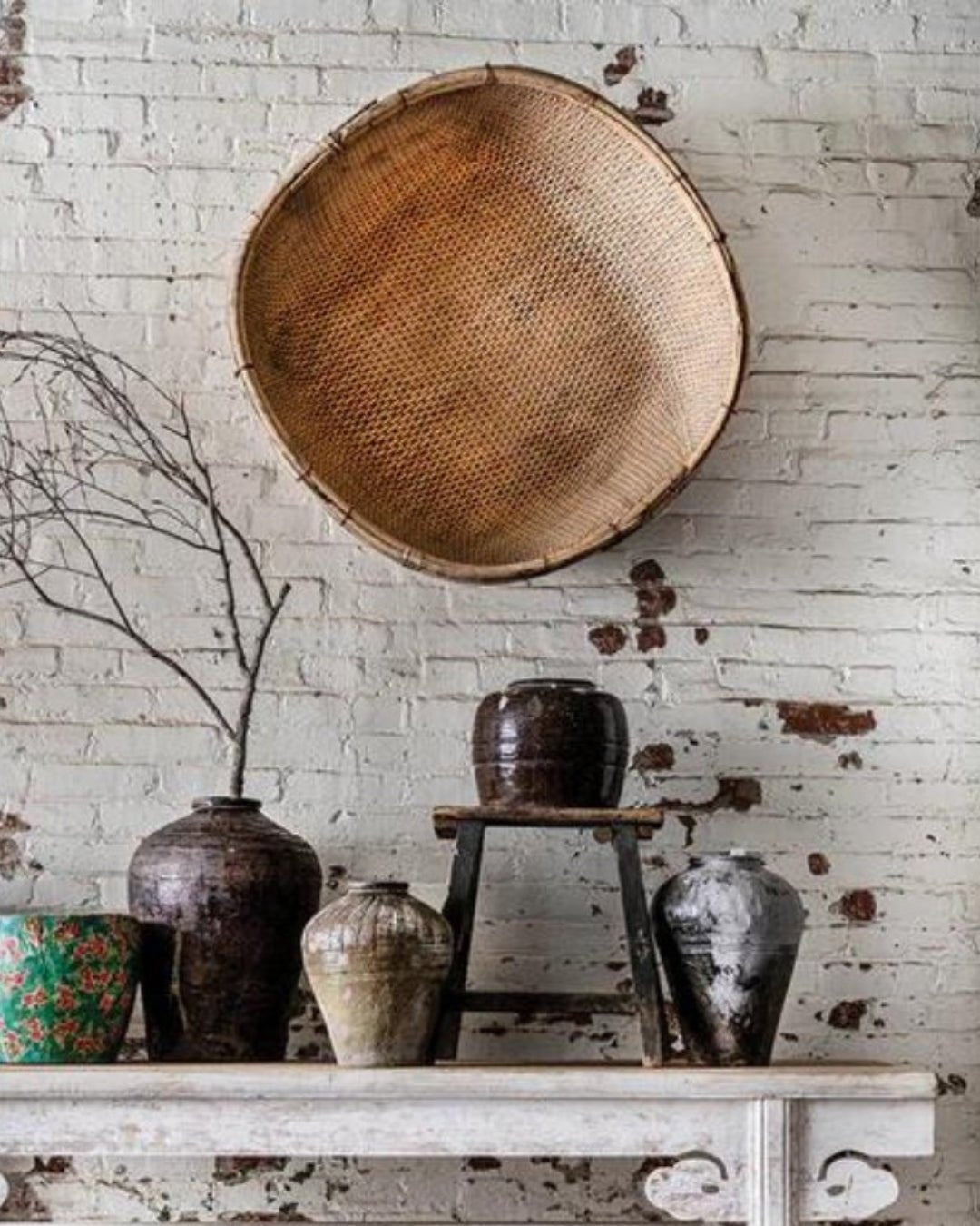 Chinese Handwoven Harvest Basket - Baskets & Storage - Hello Norden