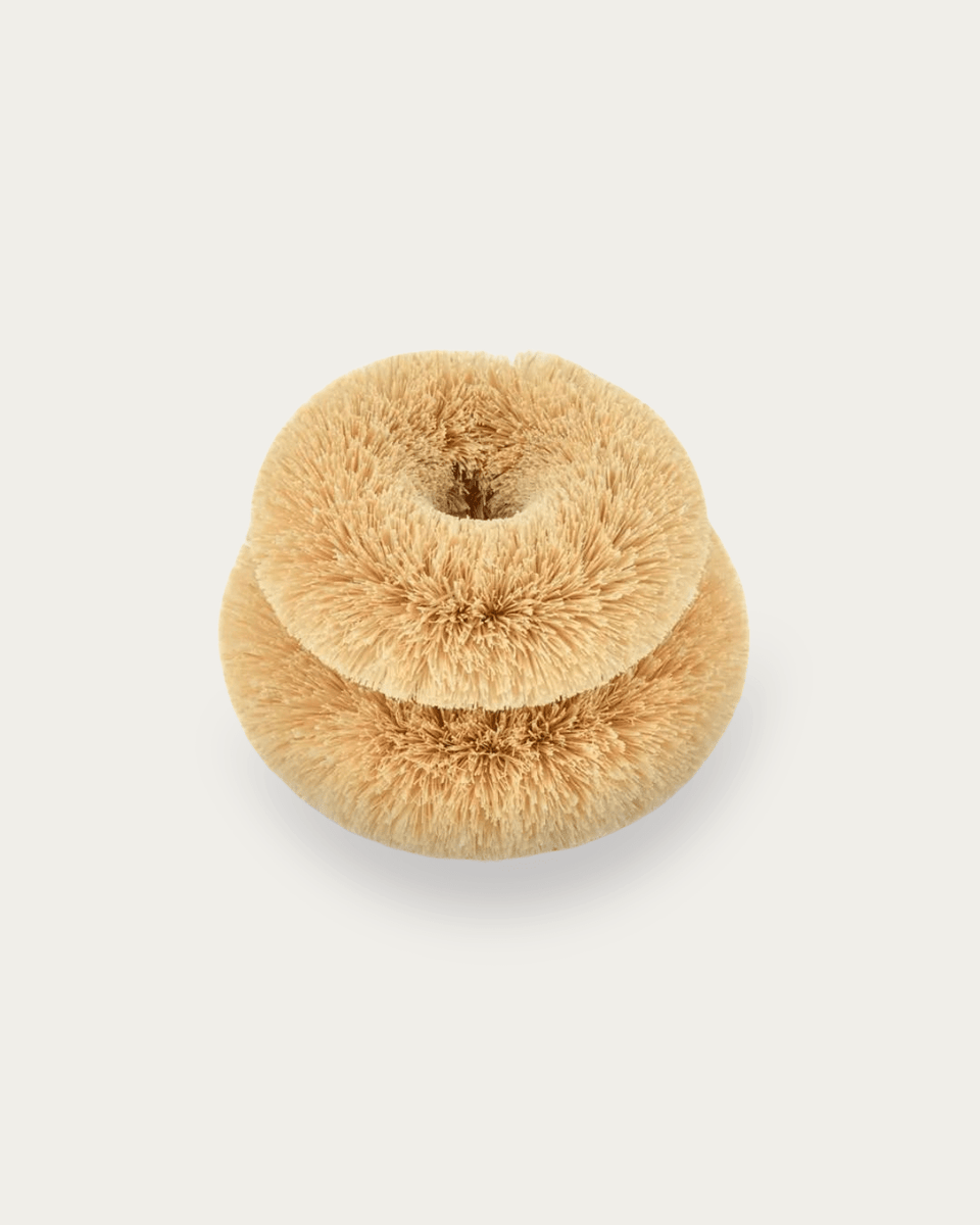 Coconut Fiber Donut Scourer