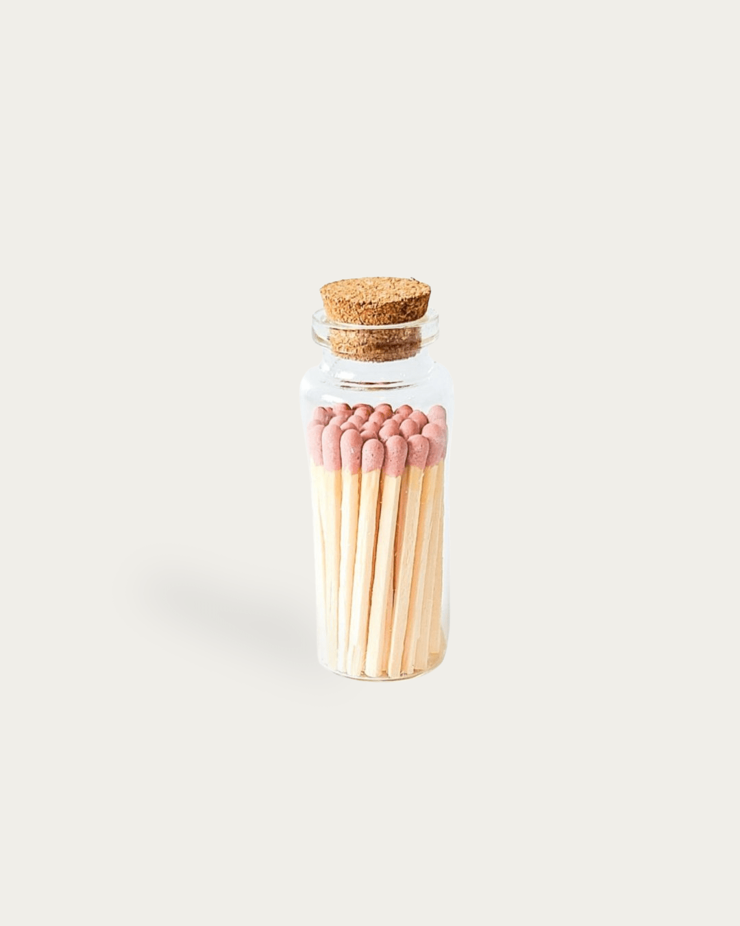 Colorful Matches in Medium Glass Corked Vial - Apothecary Accessories - Hello Norden