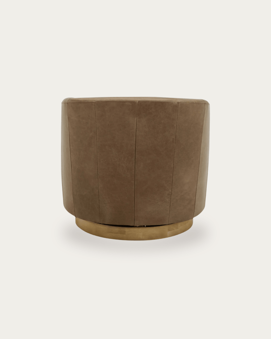 Eeva Leather Swivel Chair - Lounge Chairs - Hello Norden
