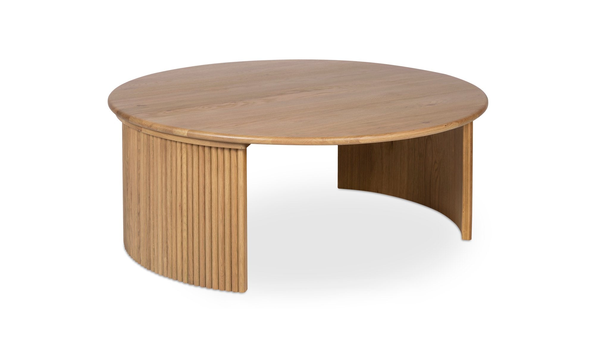 Crosby Reeded Wood Coffee Table - Coffee Tables - Hello Norden
