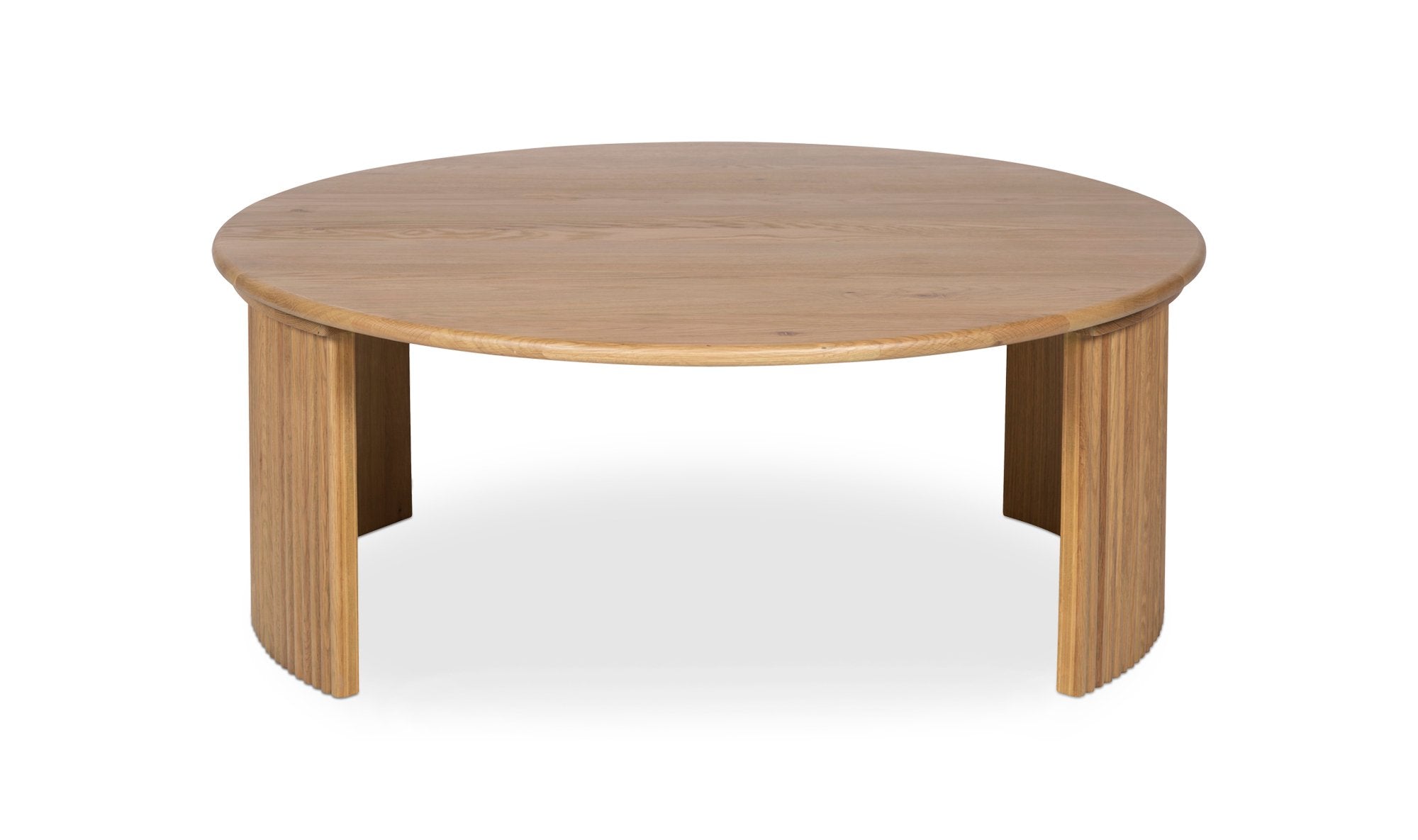 Crosby Reeded Wood Coffee Table - Coffee Tables - Hello Norden