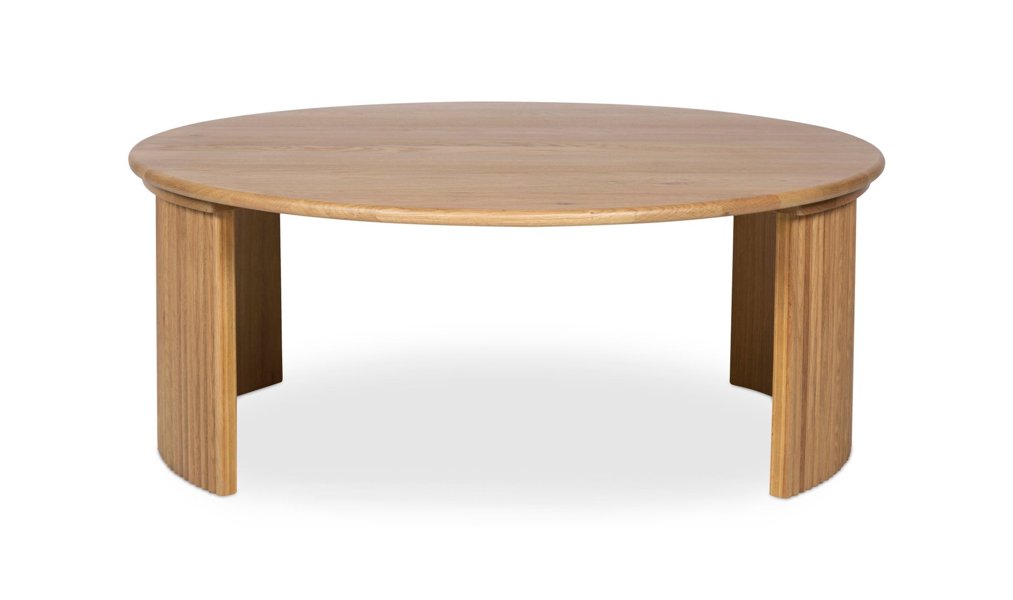 Crosby Reeded Wood Coffee Table - Coffee Tables - Hello Norden