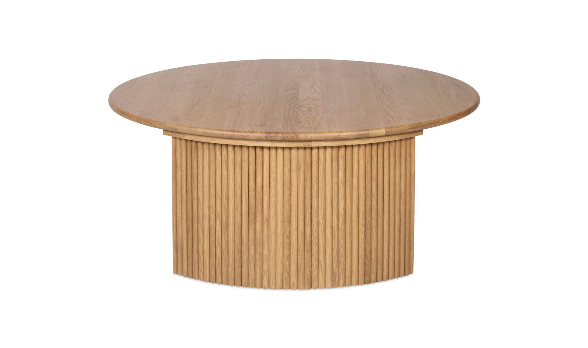 Crosby Reeded Wood Coffee Table - Coffee Tables - Hello Norden