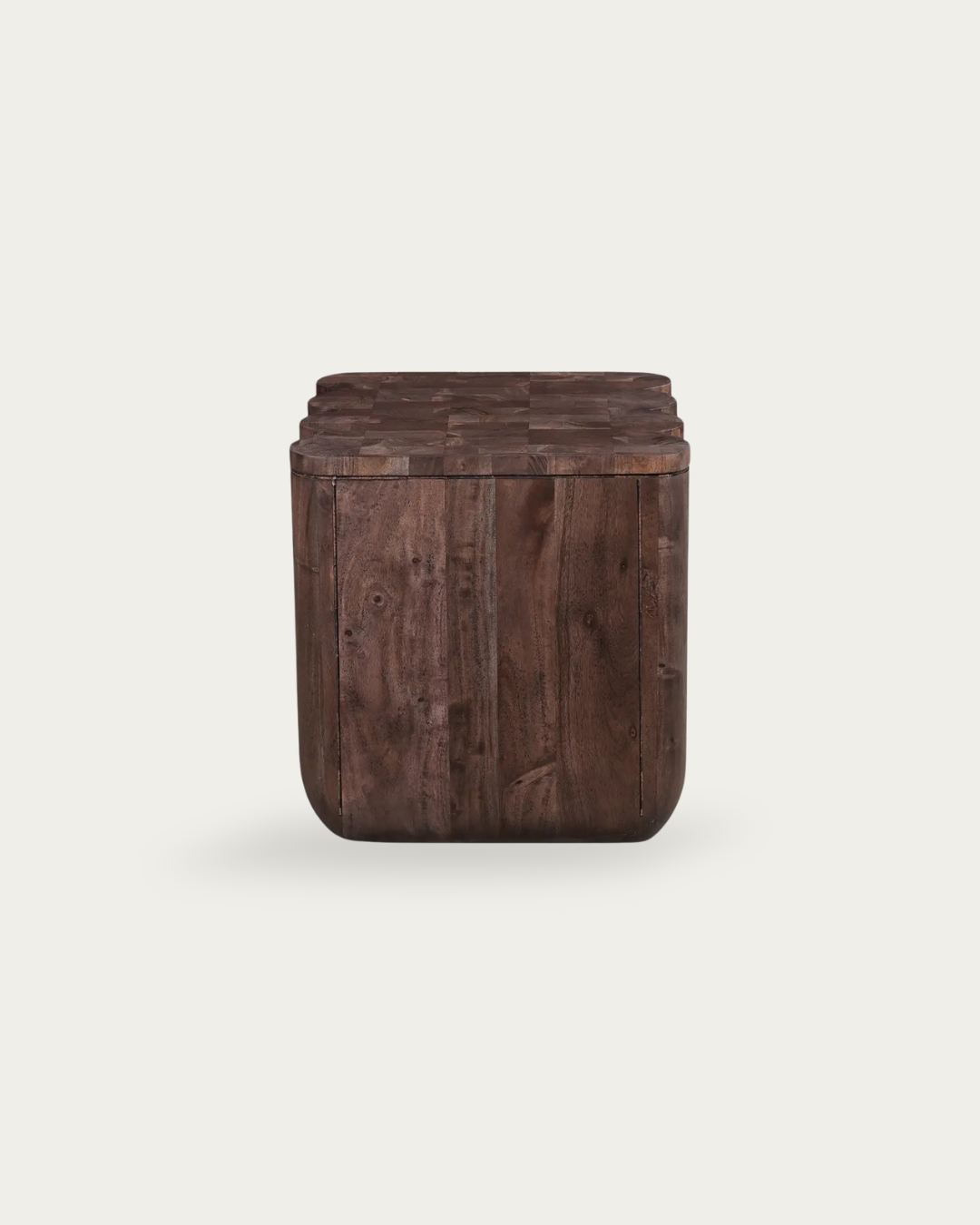 Bo Walnut Fluted End Table - Side Tables - Hello Norden