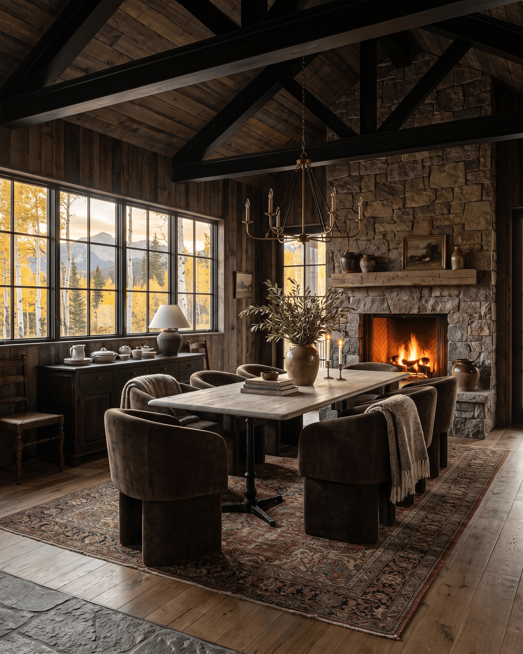 Birna Dining Table — custom furniture, dining room design, mismatched dining chairs | Hello Norden