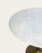 Ester Brass and Marble Dining Table - Dining Tables - Hello Norden
