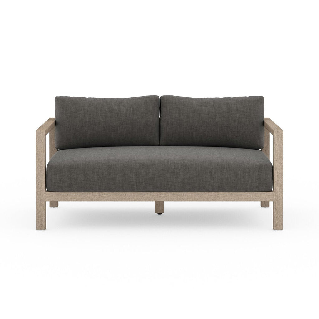 Eivor Outdoor Sofa - Brown Frame (60" - 88") - Sofas - Hello Norden