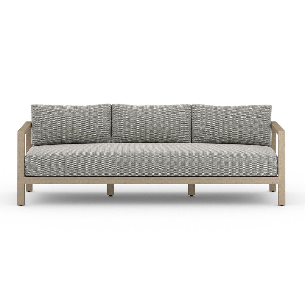 Eivor Outdoor Sofa - Brown Frame (60" - 88") - Sofas - Hello Norden