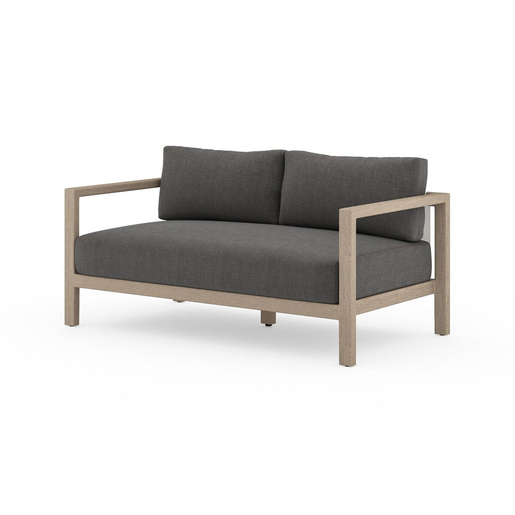 Eivor Outdoor Sofa - Brown Frame (60" - 88") - Sofas - Hello Norden