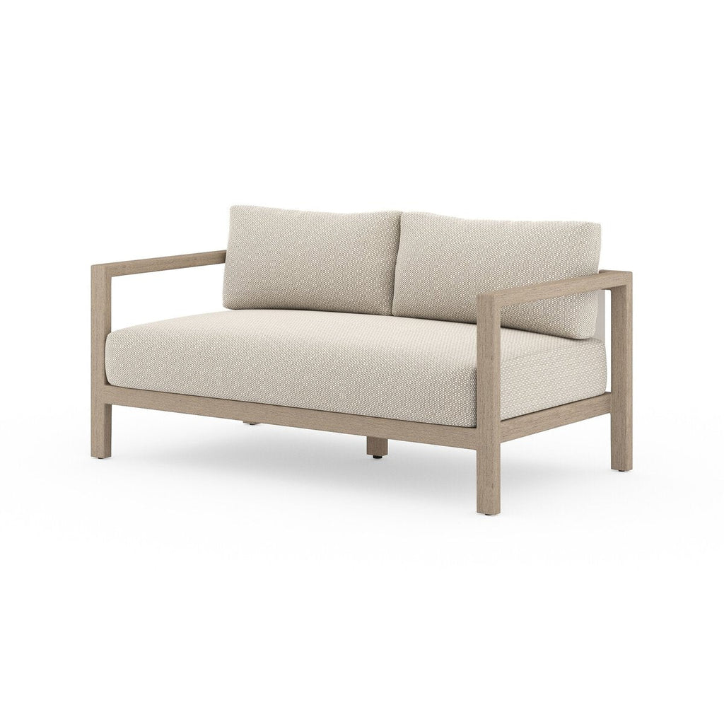 Eivor Outdoor Sofa - Brown Frame (60" - 88") - Sofas - Hello Norden