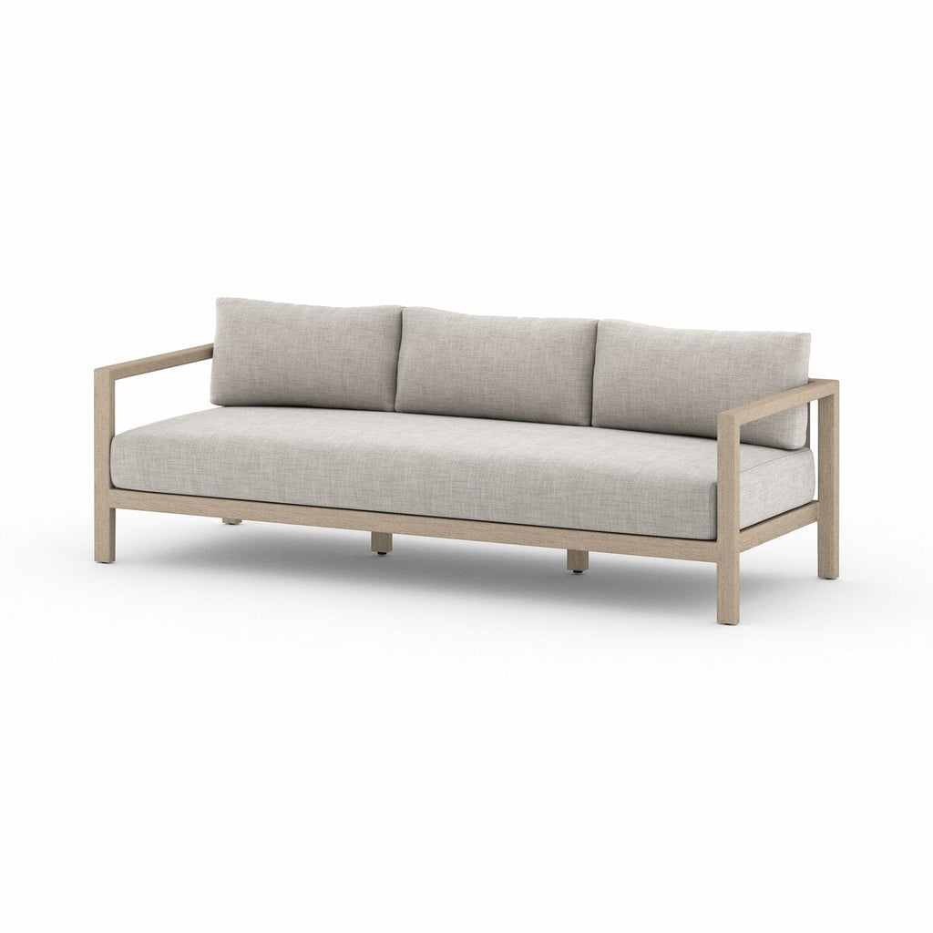 Eivor Outdoor Sofa - Brown Frame (60" - 88") - Sofas - Hello Norden