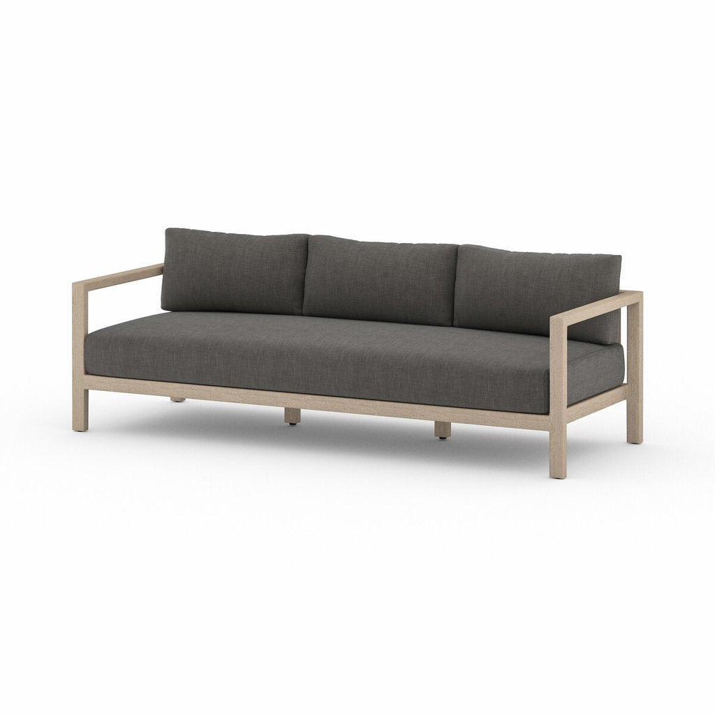 Eivor Outdoor Sofa - Brown Frame (60" - 88") - Sofas - Hello Norden