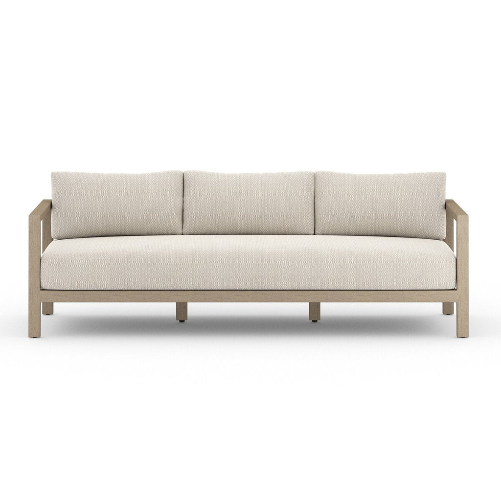 Eivor Outdoor Sofa - Brown Frame (60" - 88") - Sofas - Hello Norden