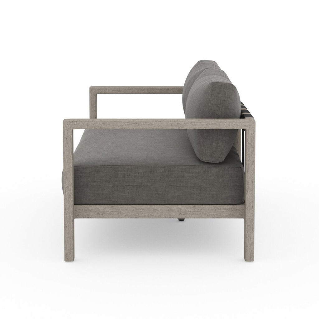 Eivor Outdoor Sofa - Grey Frame (60" - 88") - Sofas - Hello Norden