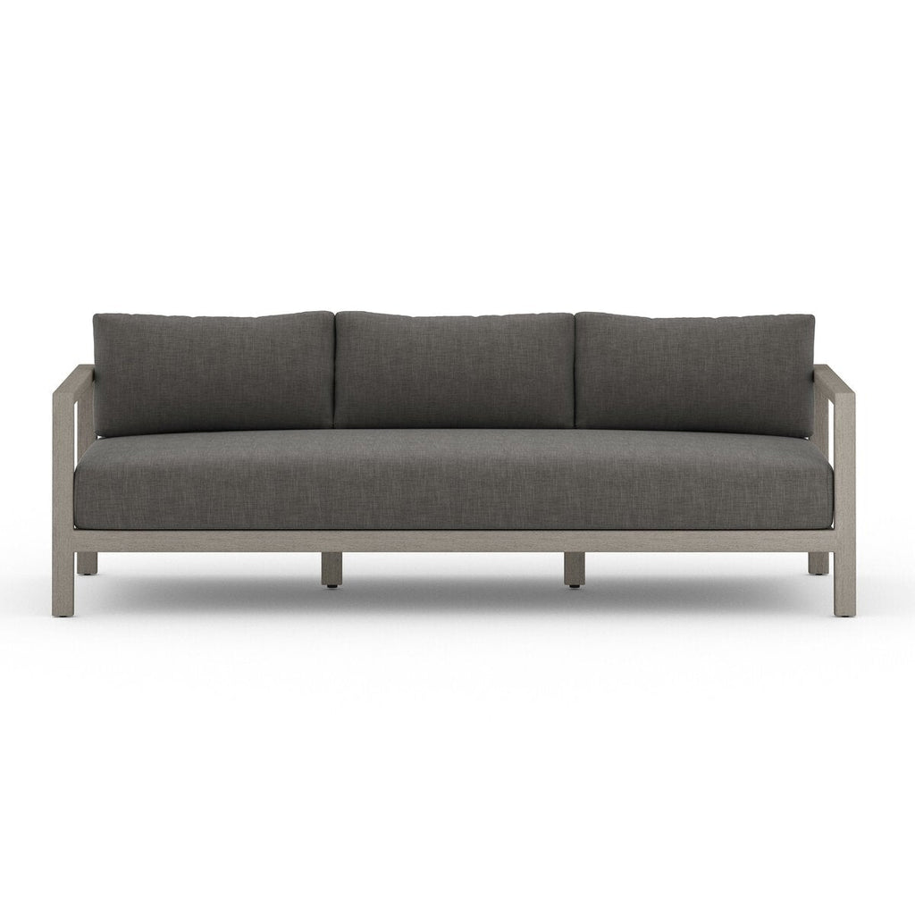 Eivor Outdoor Sofa - Grey Frame (60" - 88") - Sofas - Hello Norden