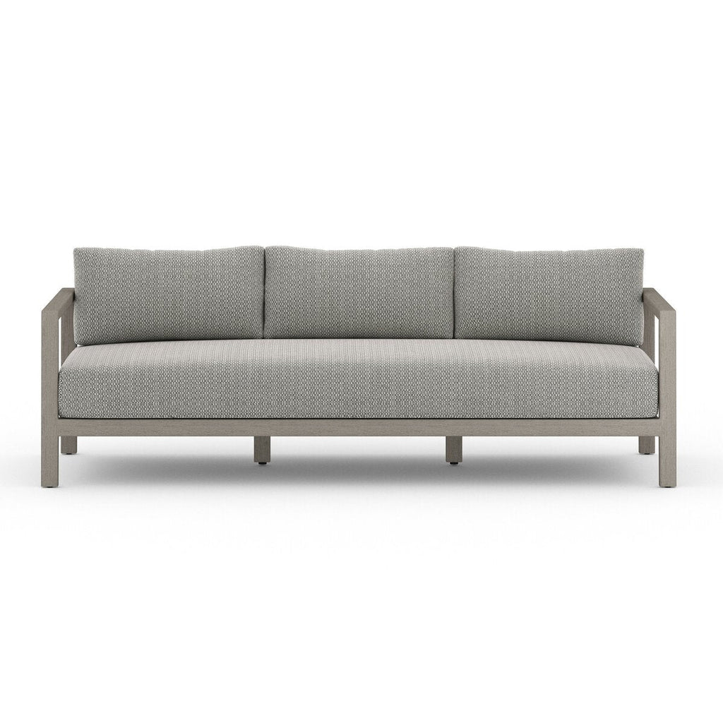 Eivor Outdoor Sofa - Grey Frame (60" - 88") - Sofas - Hello Norden