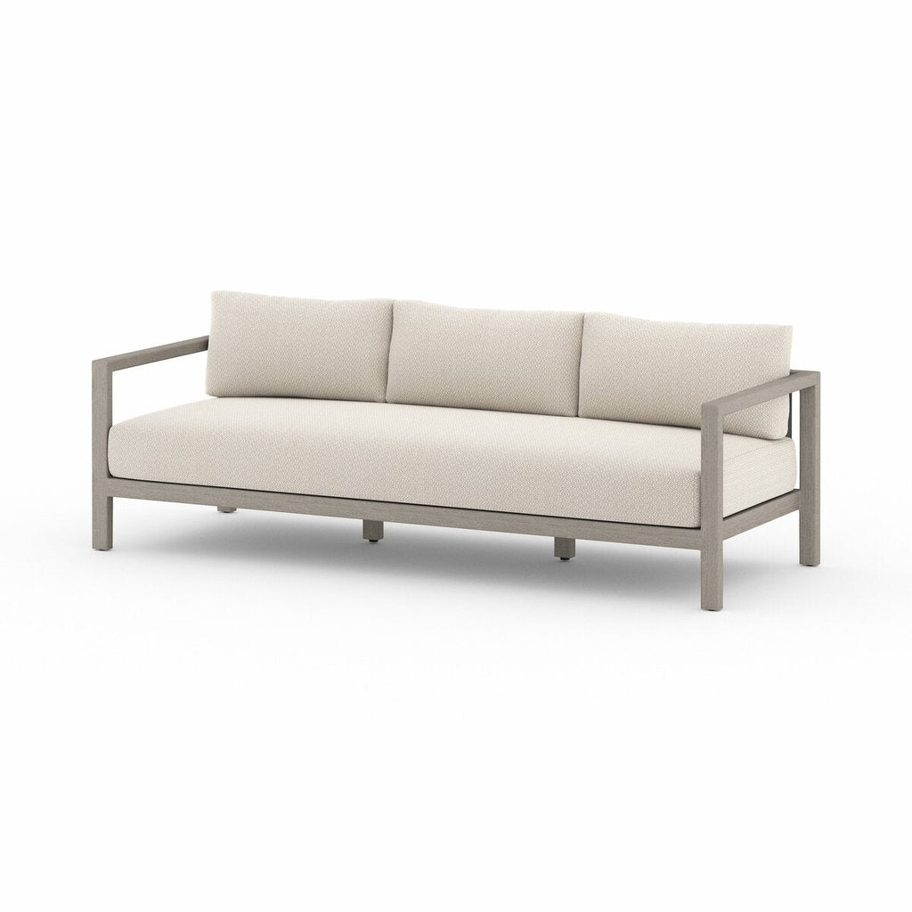 Eivor Outdoor Sofa - Grey Frame (60" - 88") - Sofas - Hello Norden