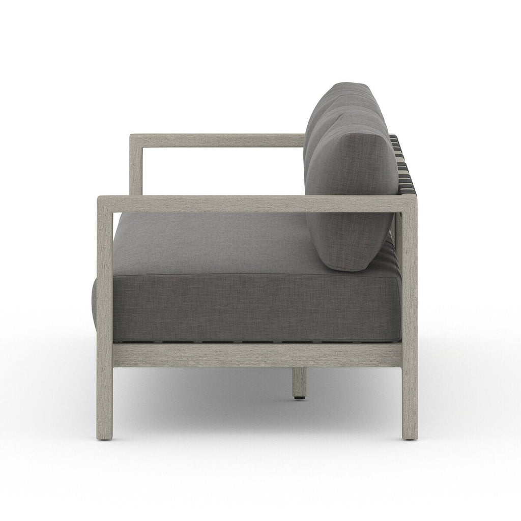 Eivor Outdoor Sofa - Grey Frame (60" - 88") - Sofas - Hello Norden