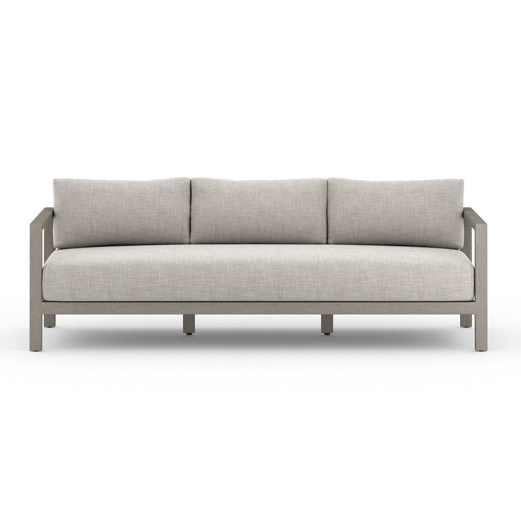 Eivor Outdoor Sofa - Grey Frame (60" - 88") - Sofas - Hello Norden