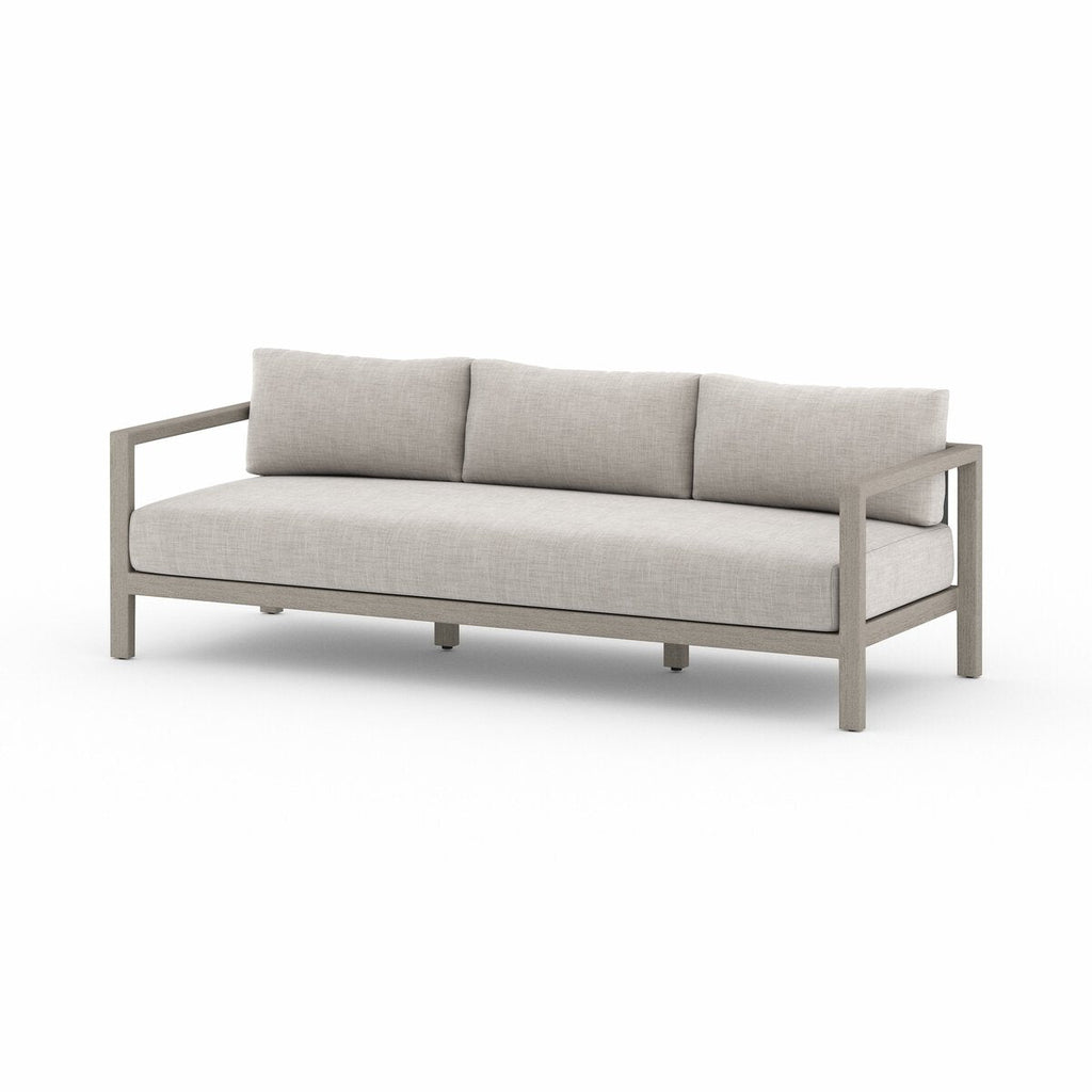 Eivor Outdoor Sofa - Grey Frame (60" - 88") - Sofas - Hello Norden