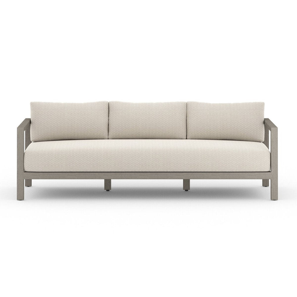 Eivor Outdoor Sofa - Grey Frame (60" - 88") - Sofas - Hello Norden