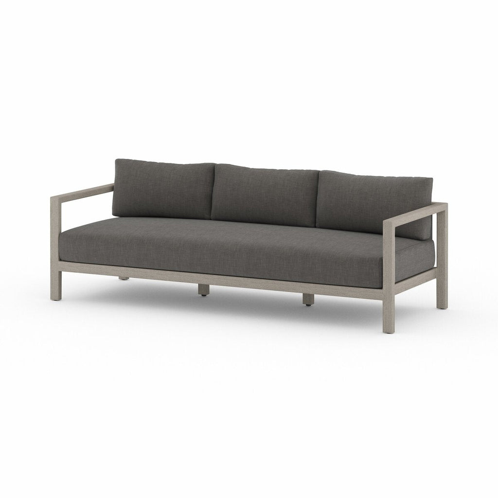 Eivor Outdoor Sofa - Grey Frame (60" - 88") - Sofas - Hello Norden