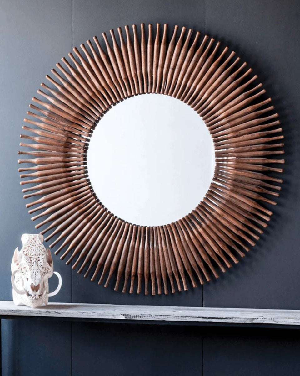 Elna Vintage Rolling Pin Mirror