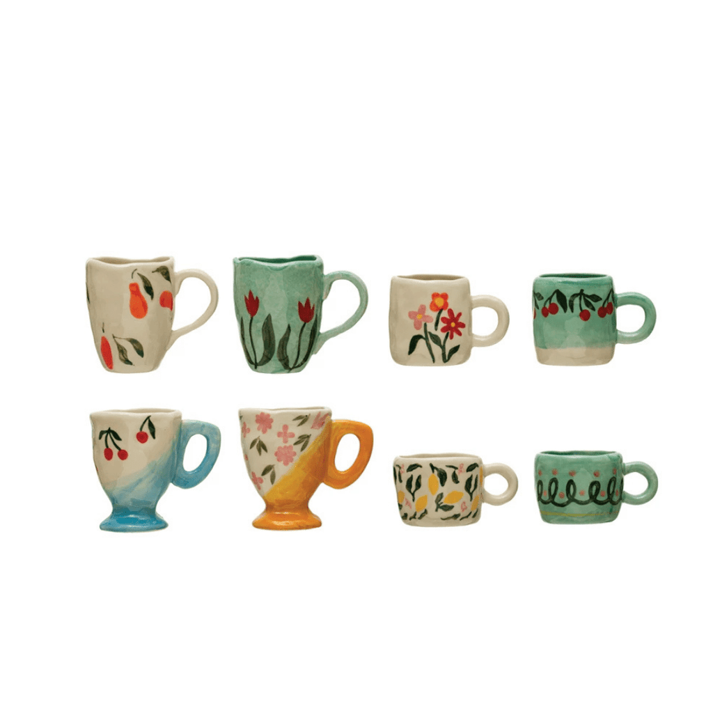 Elva Ceramic Espresso Mugs - Glassware & Mugs - Hello Norden