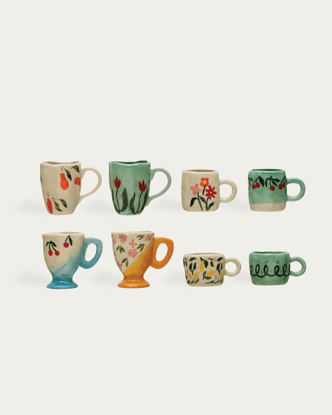 Elva Ceramic Espresso Mugs - Glassware & Mugs - Hello Norden