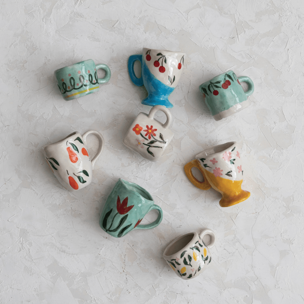 Elva Ceramic Espresso Mugs - Glassware & Mugs - Hello Norden