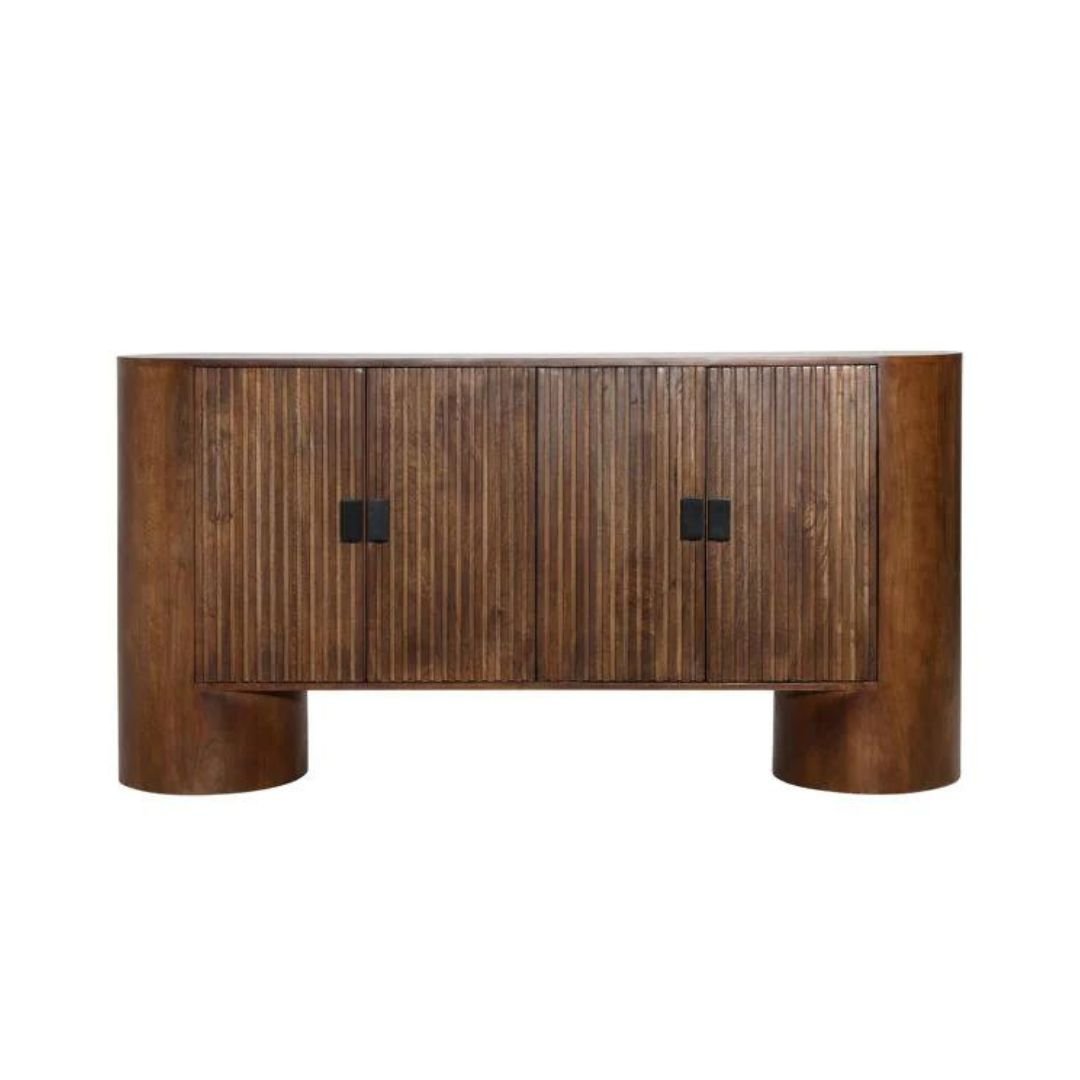 Emilie Reeded Wood Sideboard - Consoles - Hello Norden