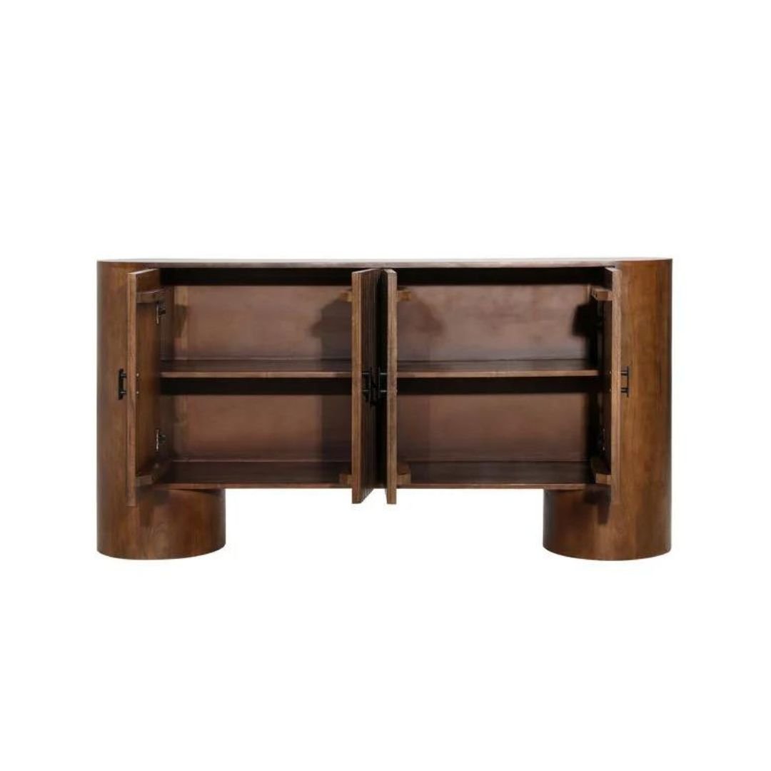 Emilie Reeded Wood Sideboard - Consoles - Hello Norden
